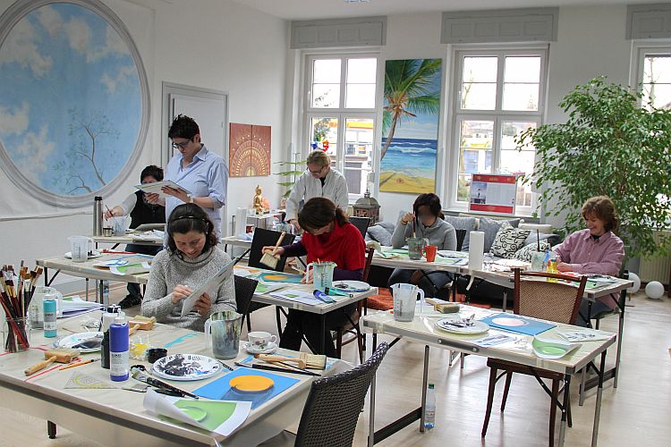 Unterrichtsraum Kunstakademie Wertheim, Akademie für Fotorealismus, Atelier Leoni